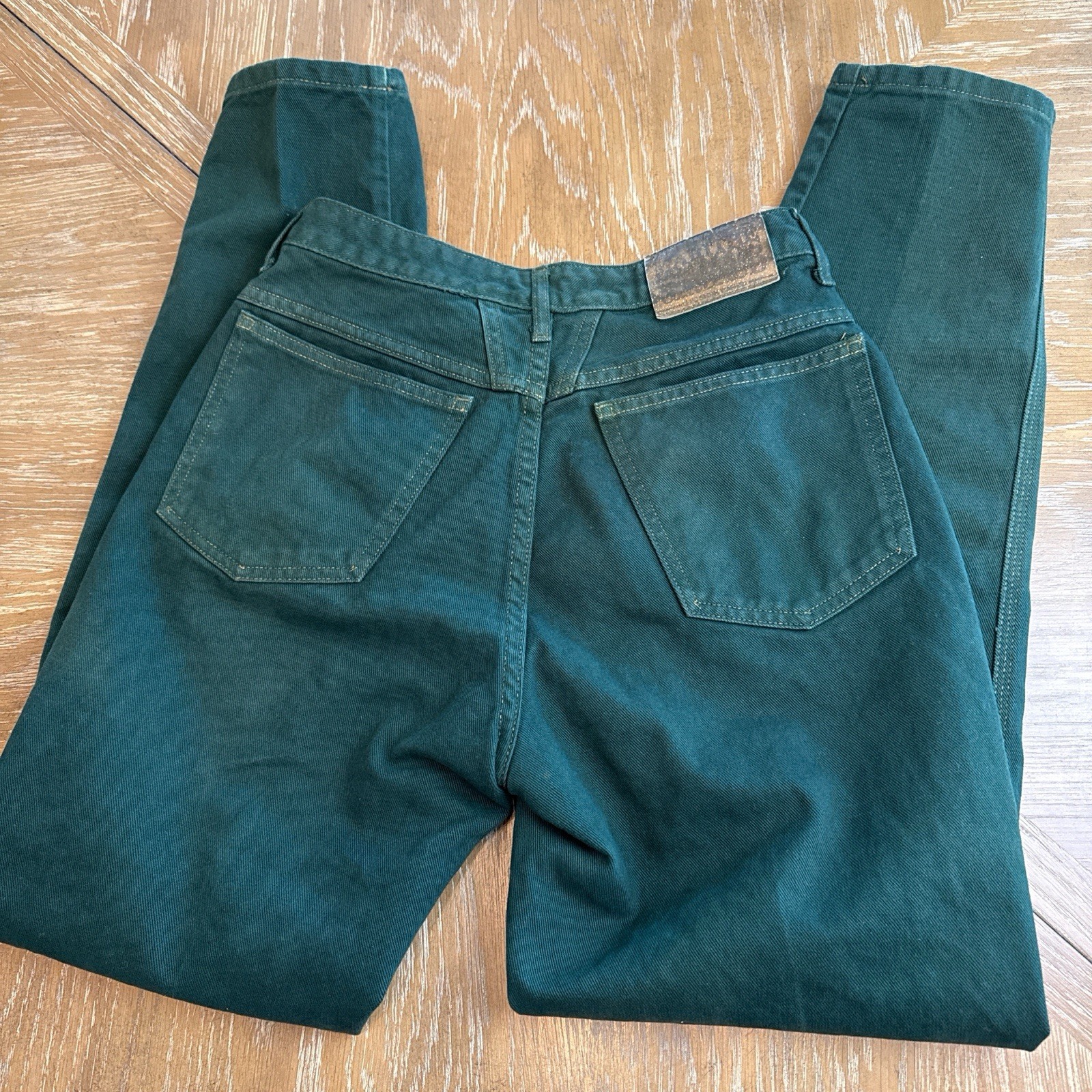 Vintage Marithe Francois Girbaud Green Jeans Womens 9/10 80s 90s