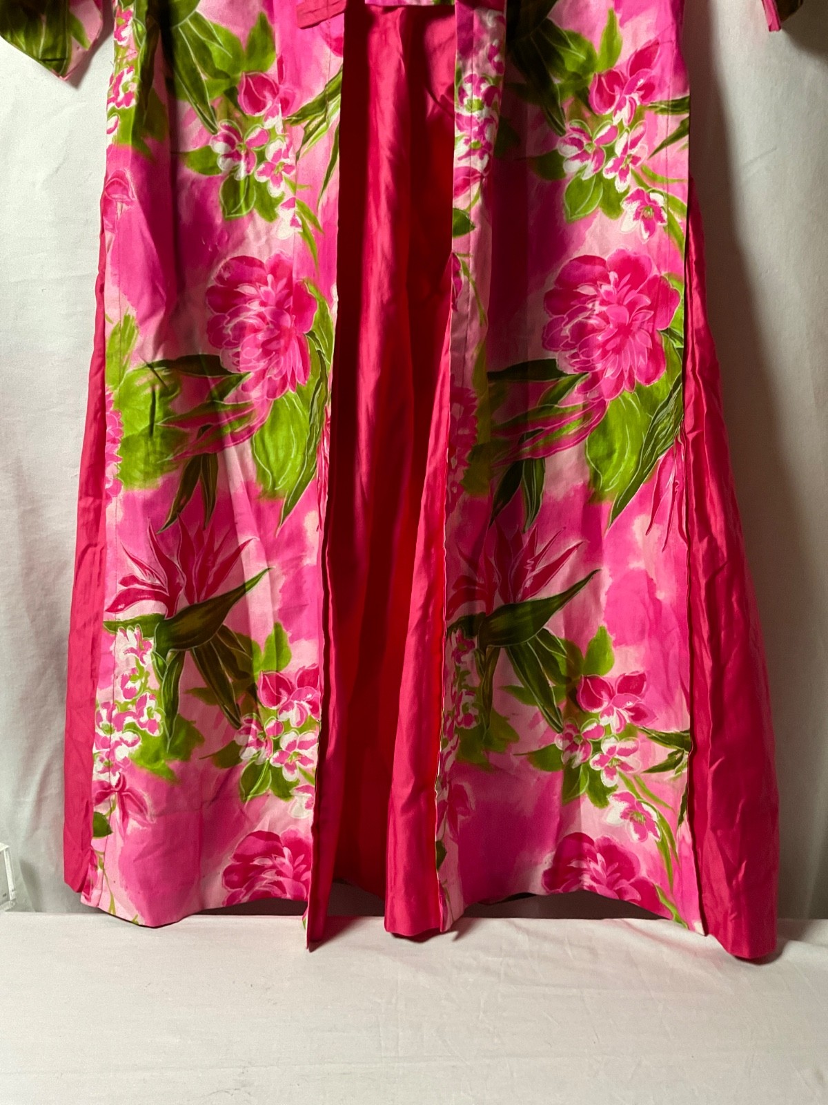 Vintage Kamehameha Hawaiian Flower Pocket Dress 1960 Mid century Made in Hawaii