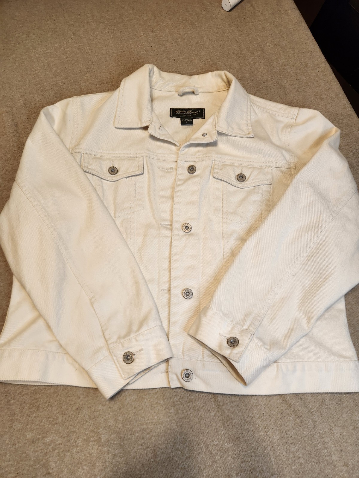 Eddie Bauer Vintage Women’s Denim Jacket Size L