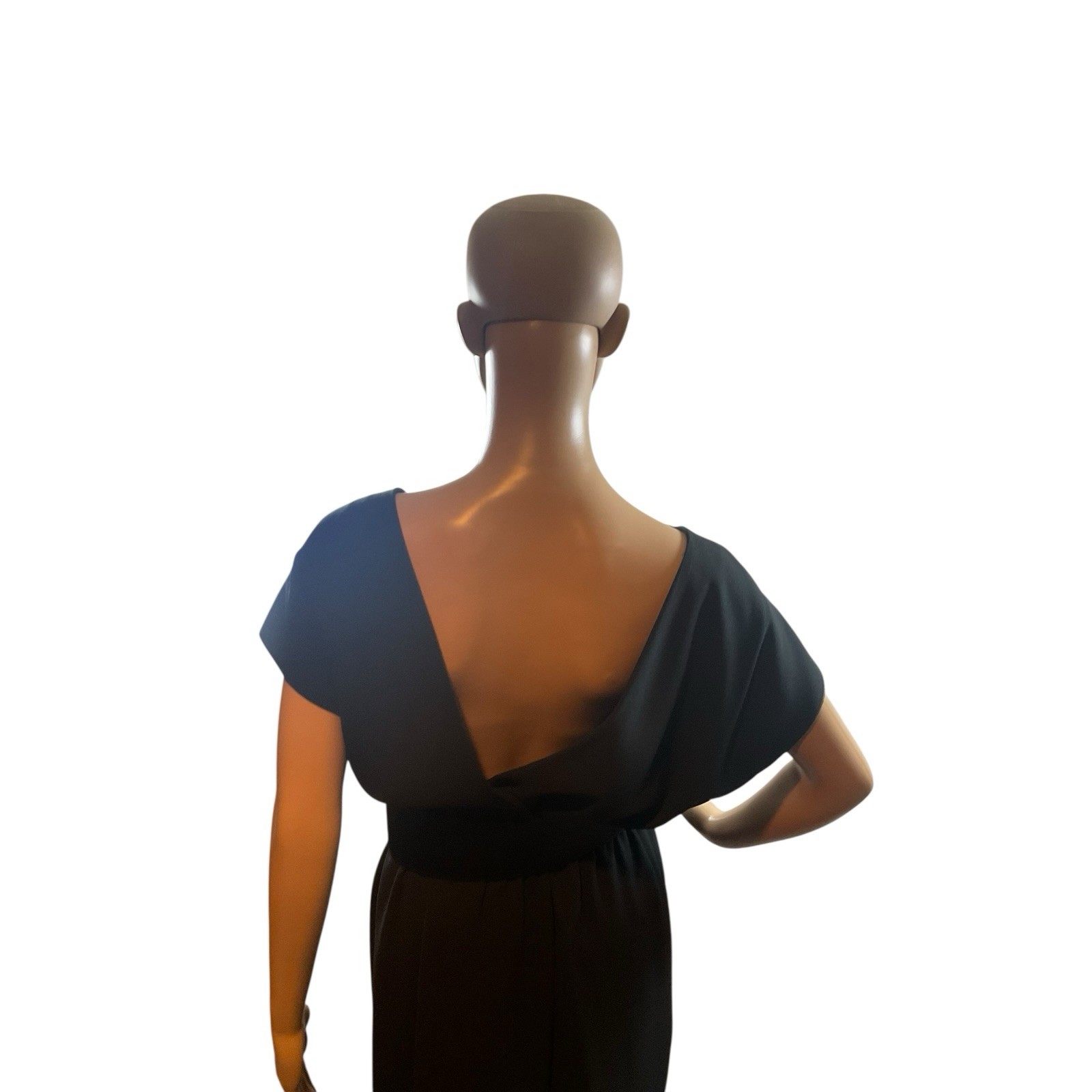 Vintage En Francais Huey Waltzer Dress Womens Sz 10 Black Long Evening Gown