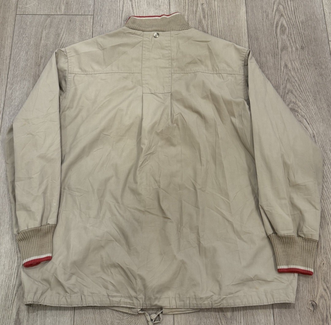 Vintage Foxland By Lanson Tan Khaki Jacket Women’s Size 16 Stains Shown Workwear