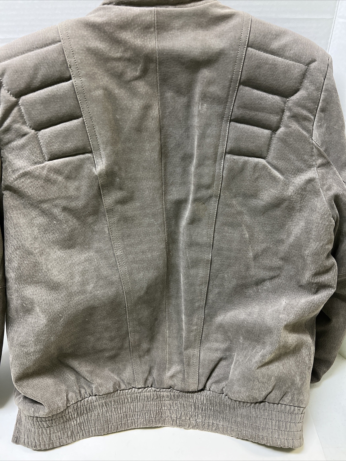 Vintage Sergio Valente leather jacket grey