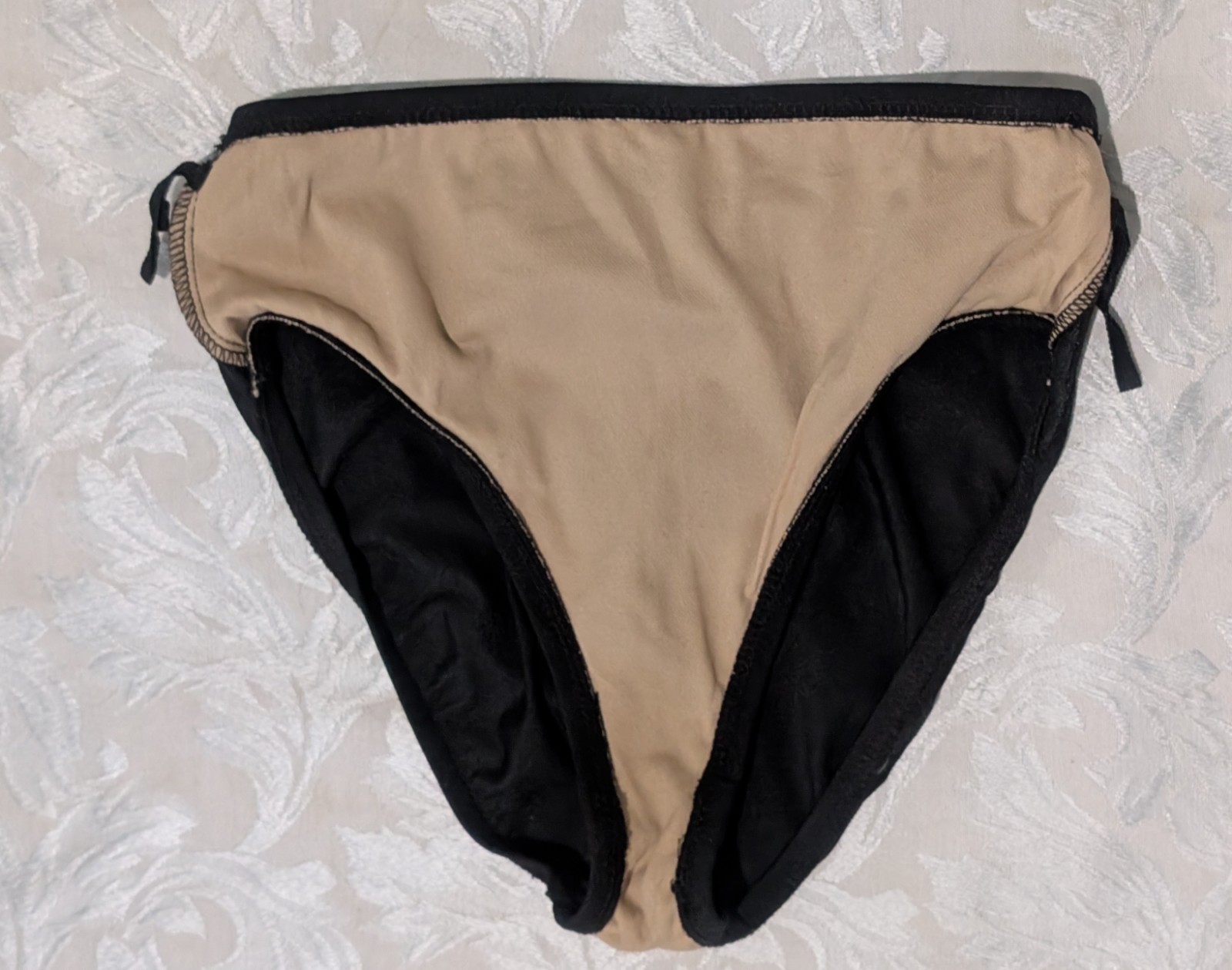 Cole Of California Bikini Vintage 80’s Rare Dead Stock B&W NWT S
