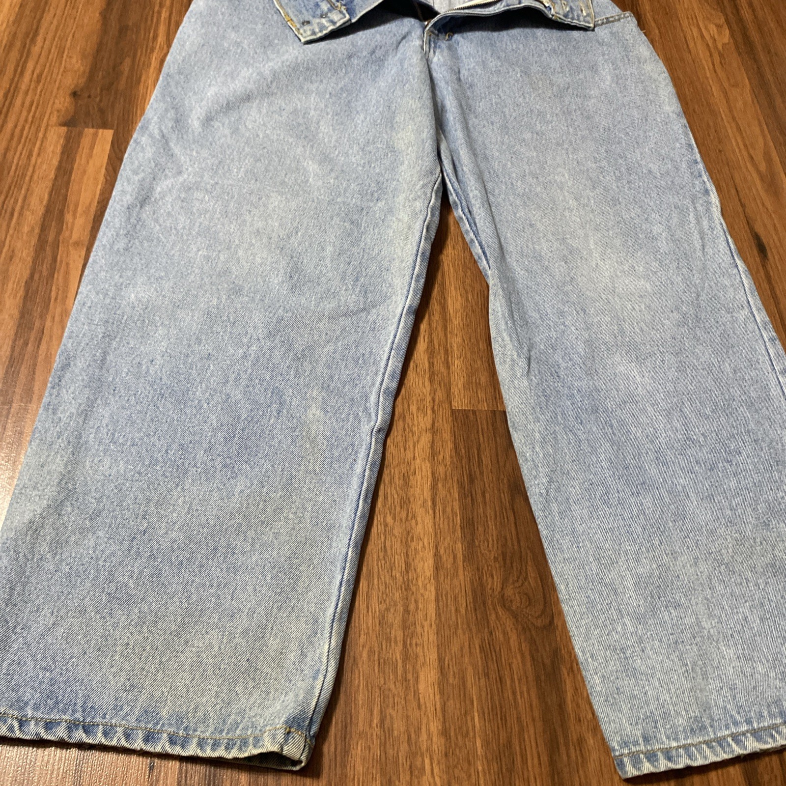 Vintage Y2K Baxter Women’s Jeans Sz M 30×25.5 Baggy Wide Leg Pleated High Rise