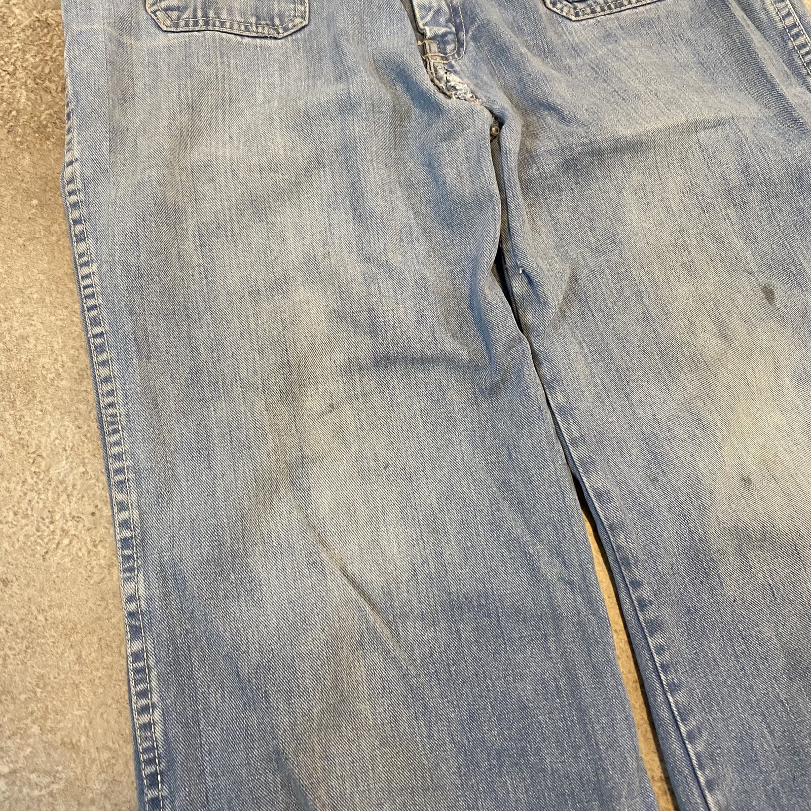 Vintage 80s Hands Off Flare Bell Bottom Jeans 33 X 30 True Vintage Boho Indie