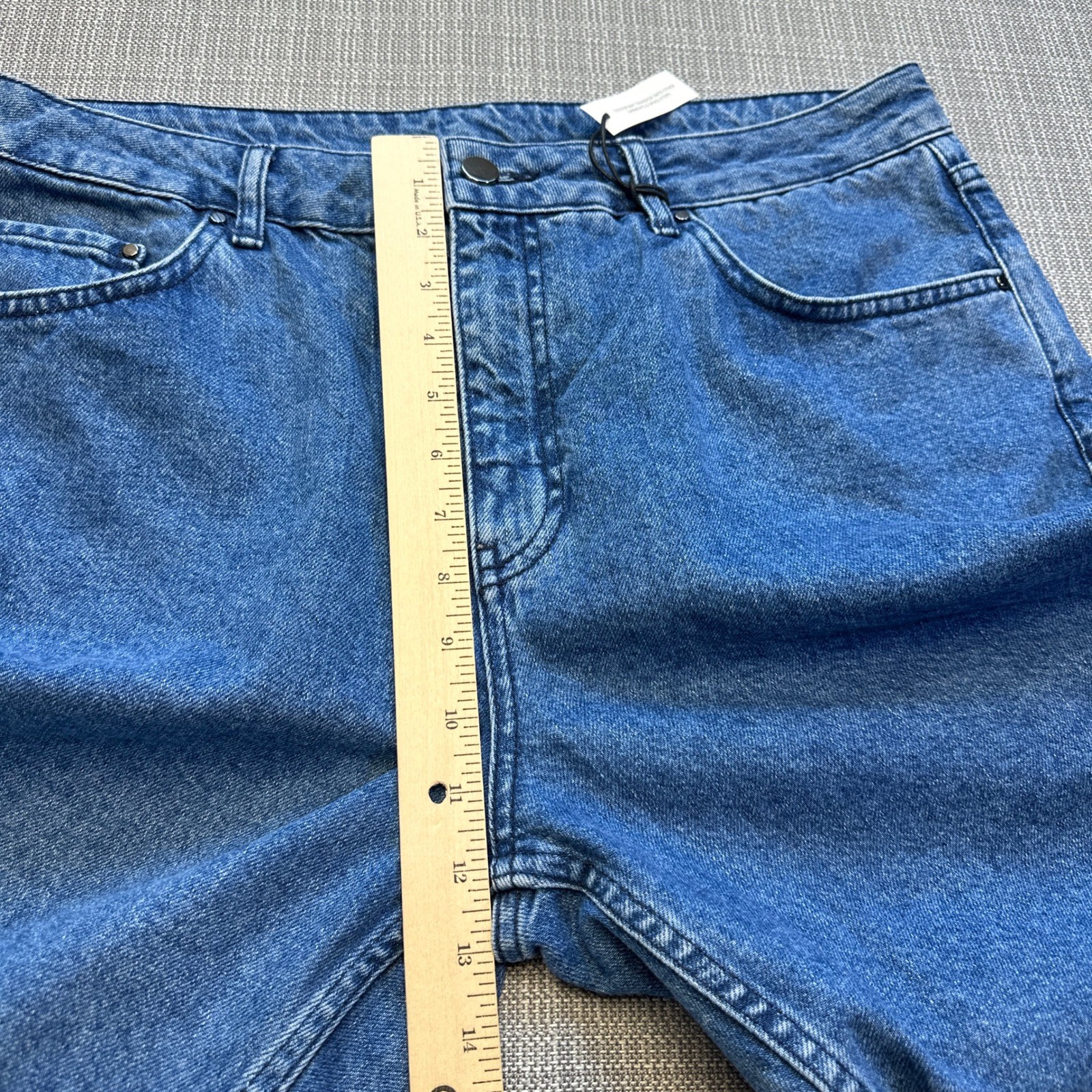 New Wide Leg Baggy Jeans Womens 12 Topshop Highrise Relaxed Vintage Inspired