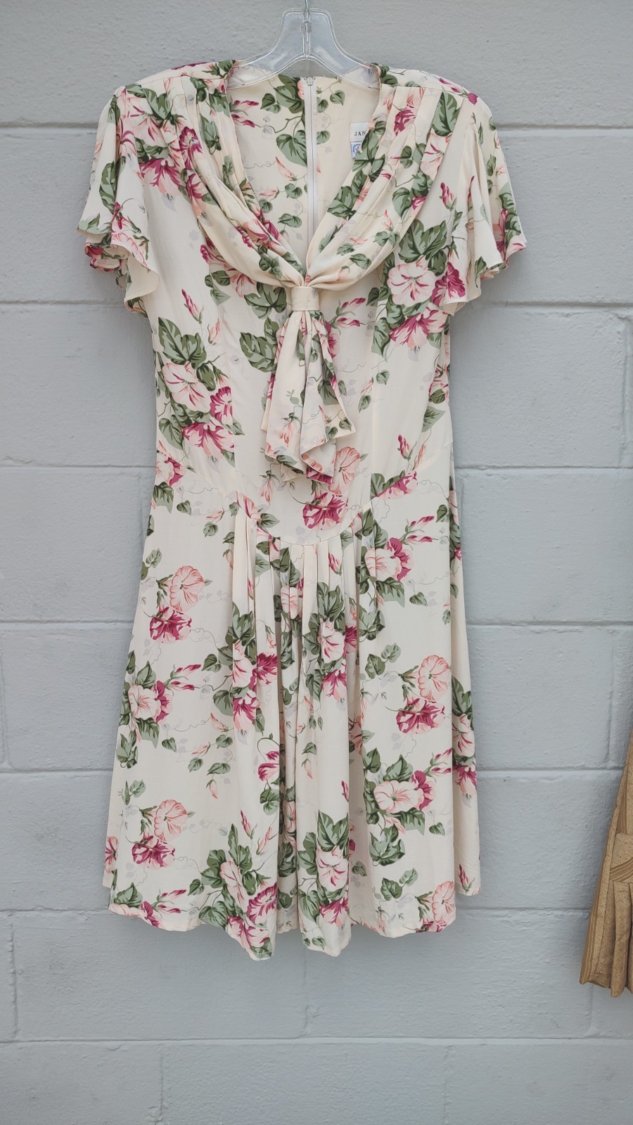 VTG 80s Jane Singer Cottagecore Dress SZ 10 USA Gorgeous Floral
