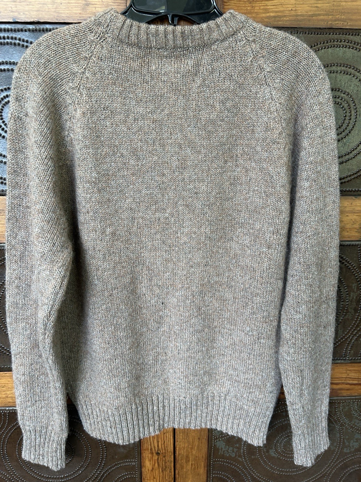 Vintage 80’s McGregor Wool Sweater Womens Argyle Sz. L Pullover Brown Diamond