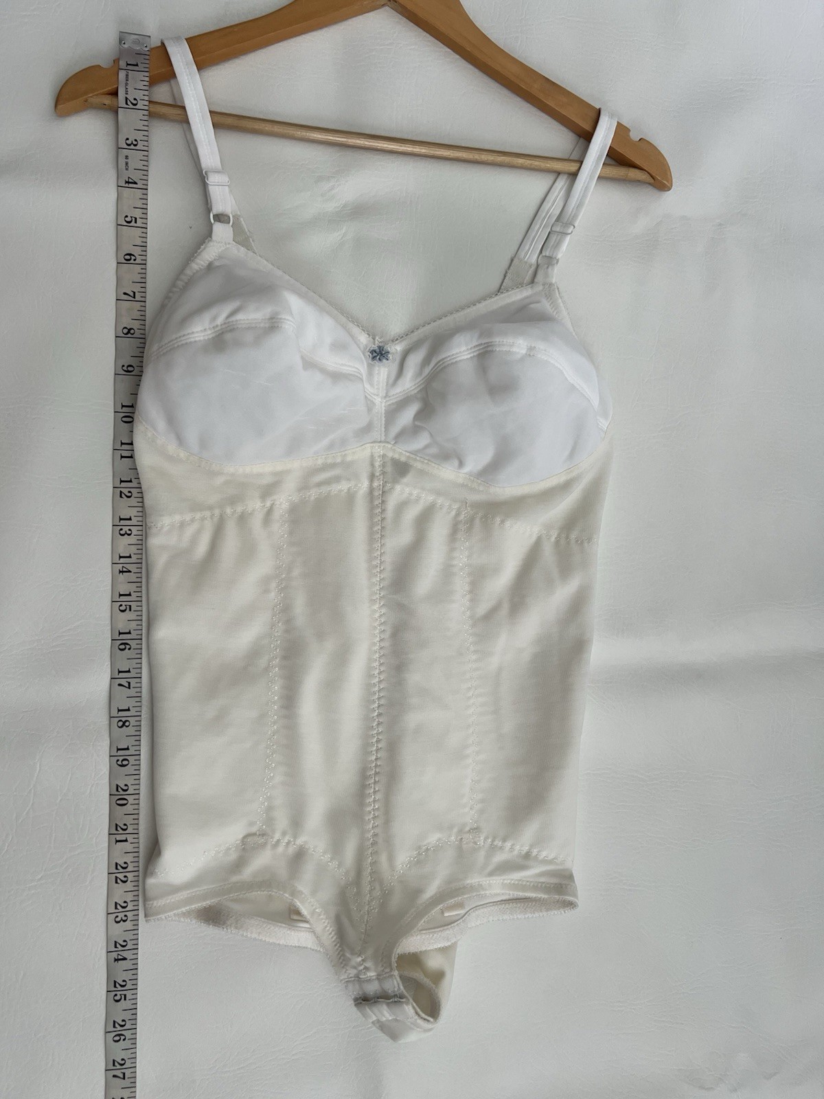 Subtract Vintage Ivory All In One Shapewear Bodysuit 38C Union Label Cottagecore
