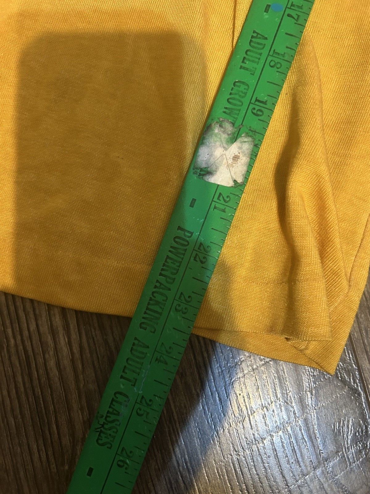 Vintage 1950’s Jersey Women’s Yellow Wringer Short Sleeve