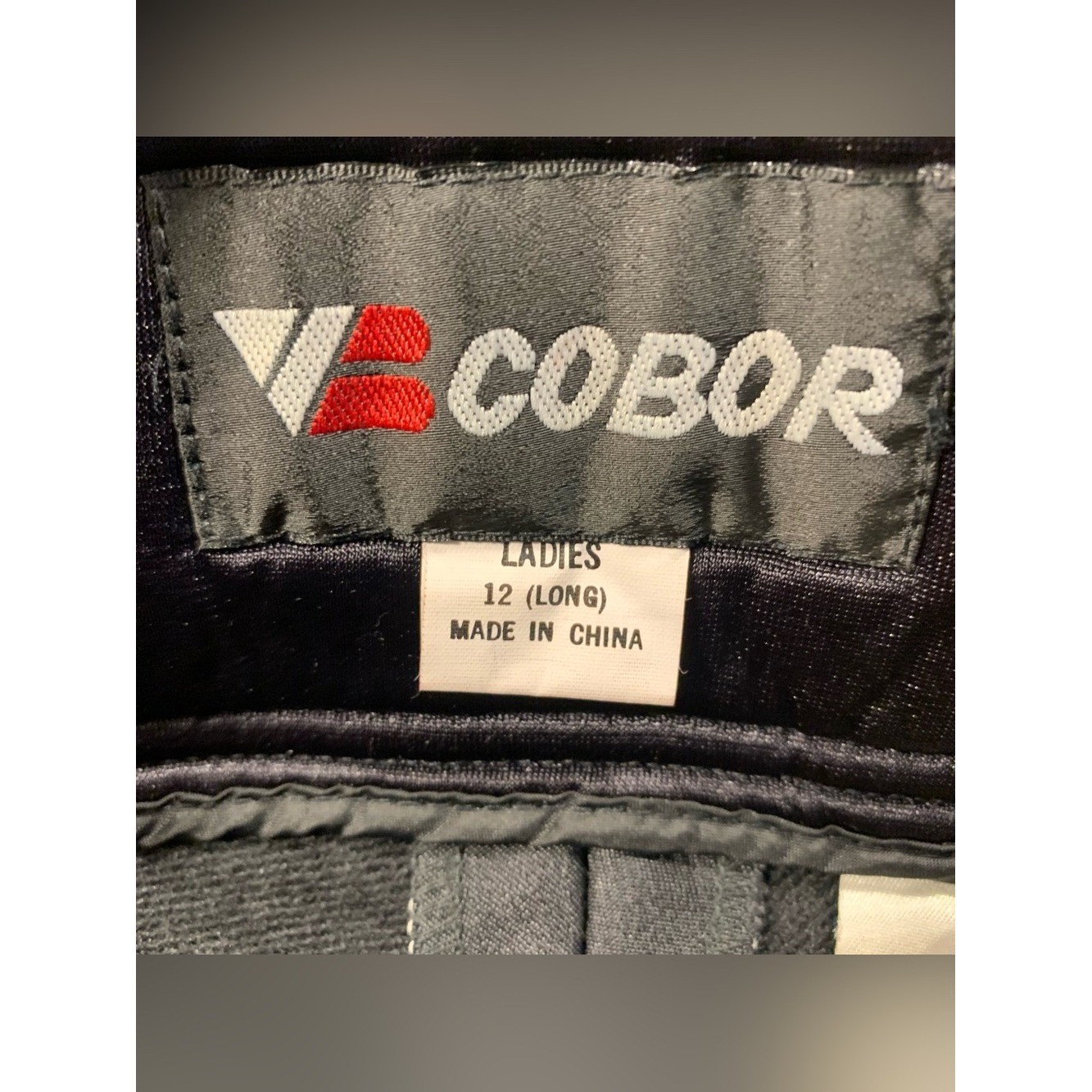 Cobor Schoeller Vintage 90’s Black ski Stirrup Pants size 12Tall