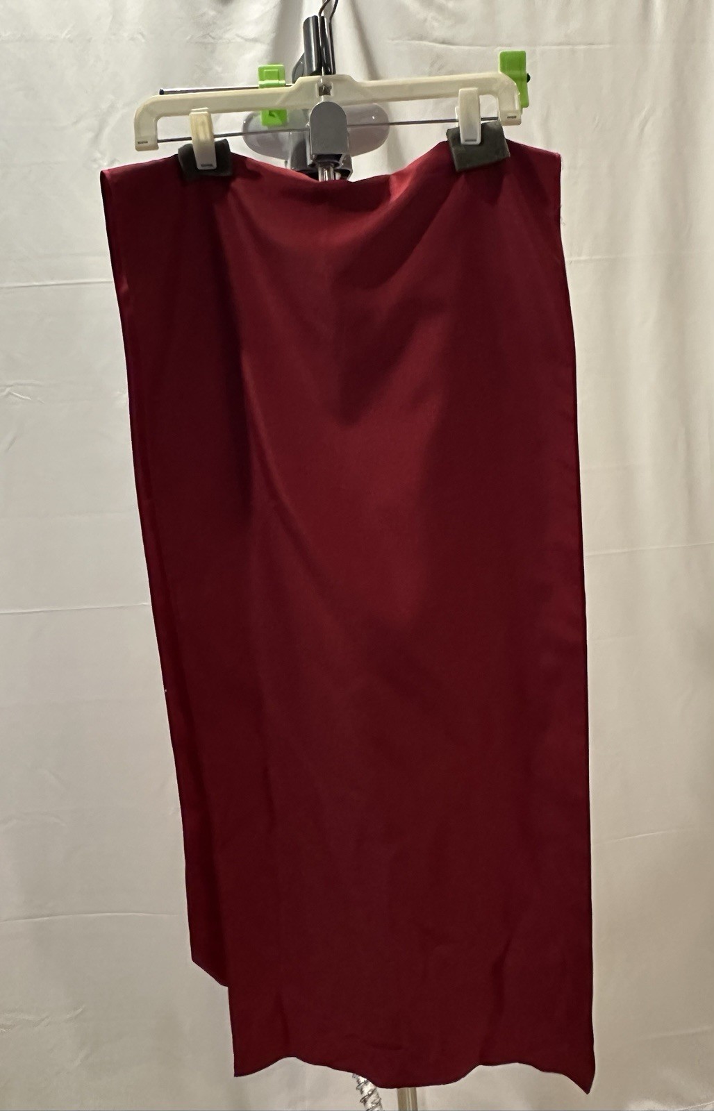 Michaelangelo Prom Dress Red/Maroon Maxi Strapless With Shawl Size-12