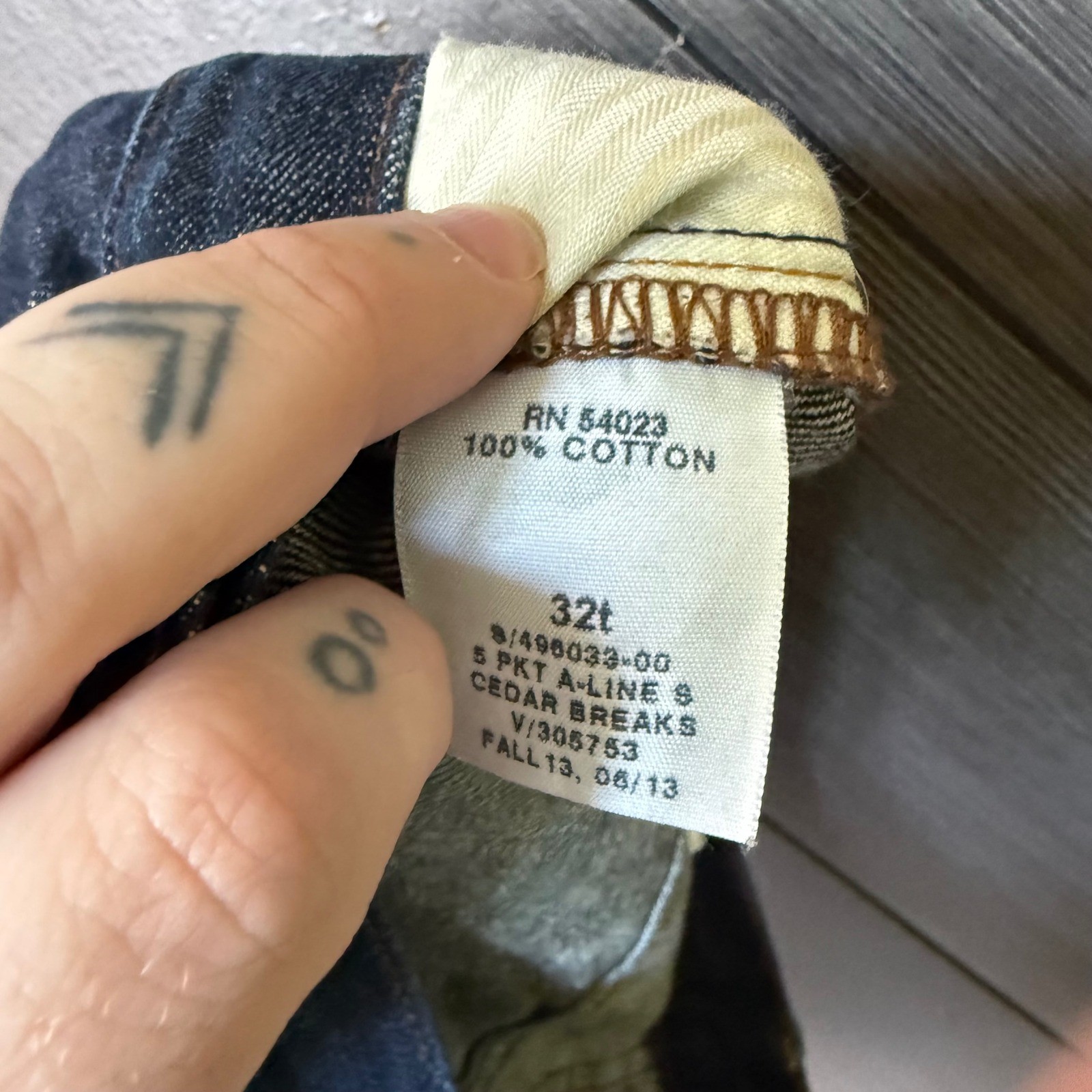 Gap 1969 Women’s Dark Wash Denim Mini Skirt 32 Tall NWOT Cotton Casual Y2K