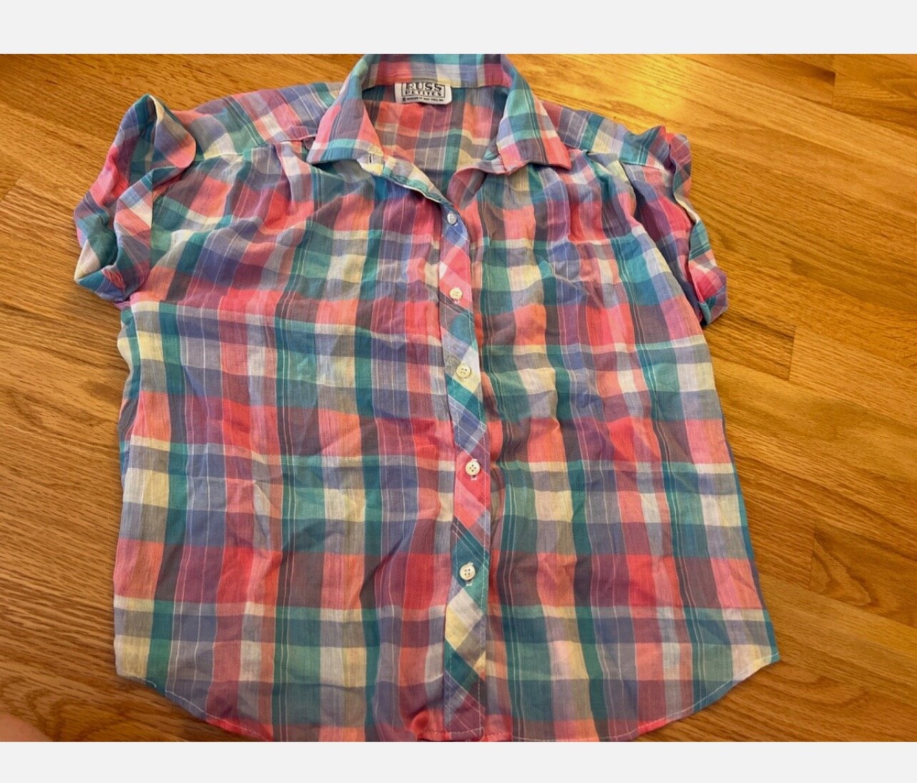 vintage RUSS petites womens medium petite top