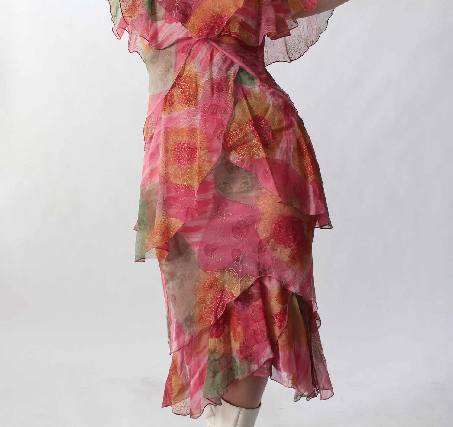 Vintage Holly’s Harp Ruffle Dress