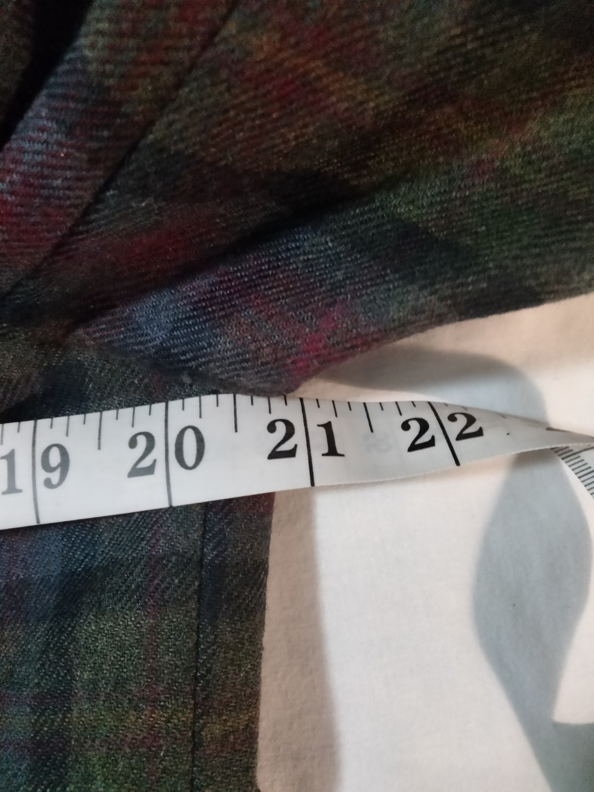 Company Collection Vintage 70’s Wool Jacket Plaid Zip Shoulder Pads Horse Ranch