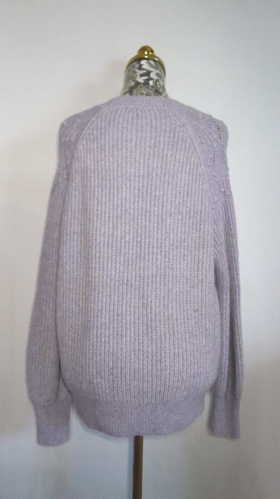 Sussan Pullover Pale Lilac Wool Blend Jumper Size S VGC