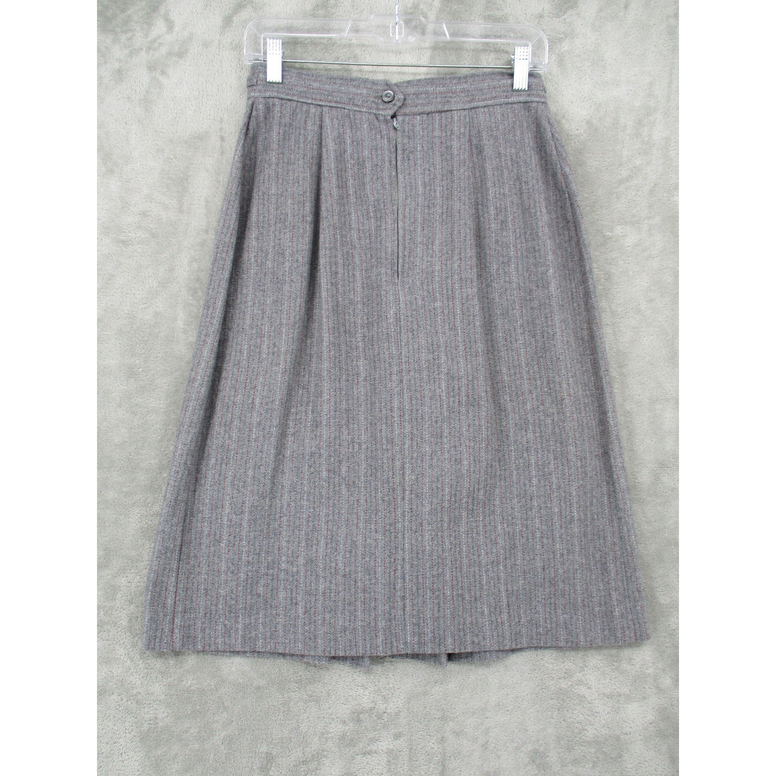 Vintage Skirt Suit Small Zebra Relaxed Artsy Art To Wear Office Union Made Black
