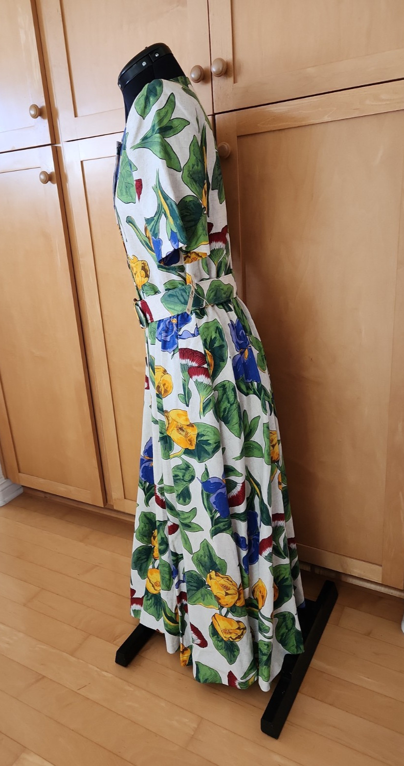 NWT Talbots Dress Vtg. Size 6 Tea Day Dress Floral 80’s Old Money Oberon USA