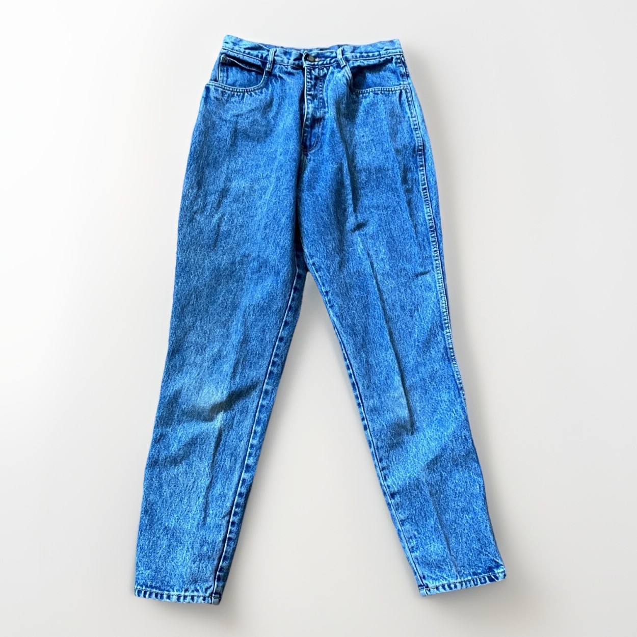 Vtg 1980’s RIO by STEPHEN MARDON Tapered HIGH RISE Med Wash Blue MOM JEANS 13