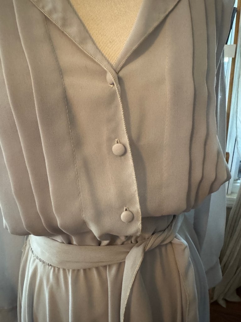 Vintage Miss Ashlee California Pleated Dress