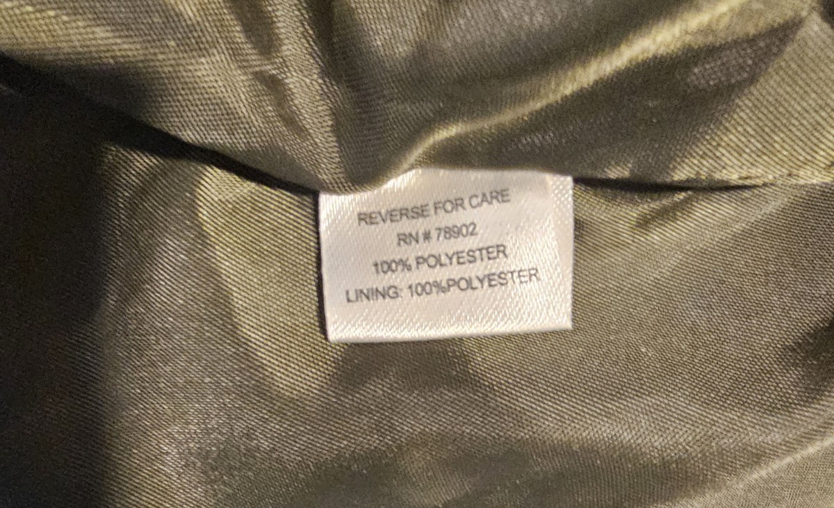 Vintage Erin London Floral Damask Metallic Black Olive Green Blazer