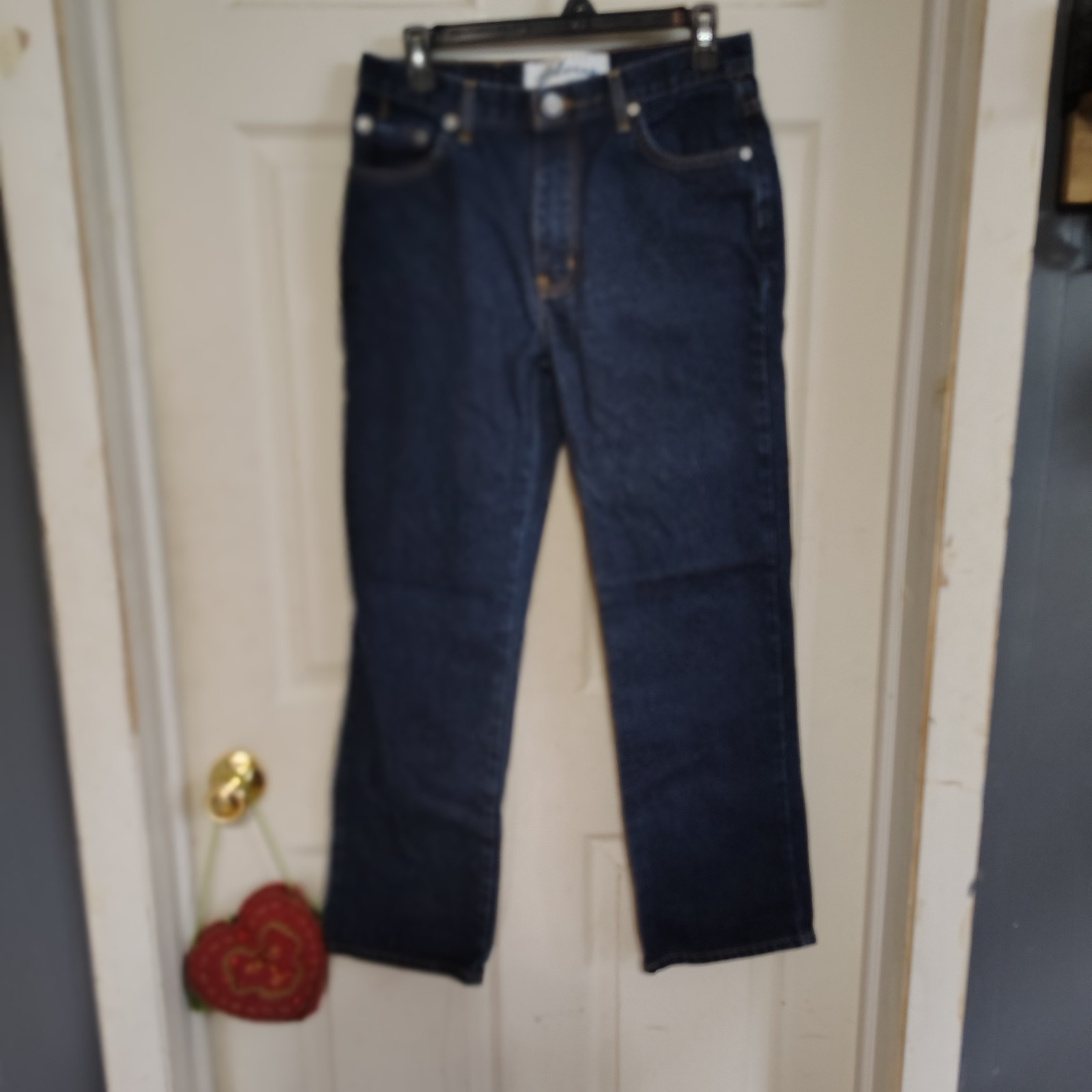 Vintage 90s Limited Express Blues High Rise Capri Flare Jeans 9/10 S Dark Wash