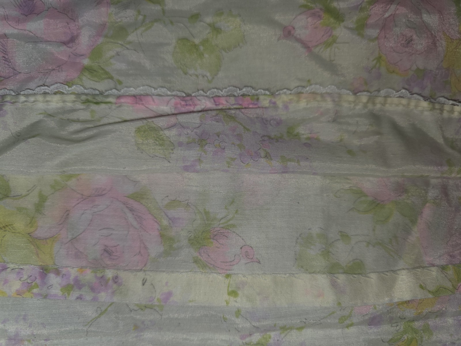 Vintage Altered? Thin Material Nightgown – Sleeveless – Cottage Core. – Granny