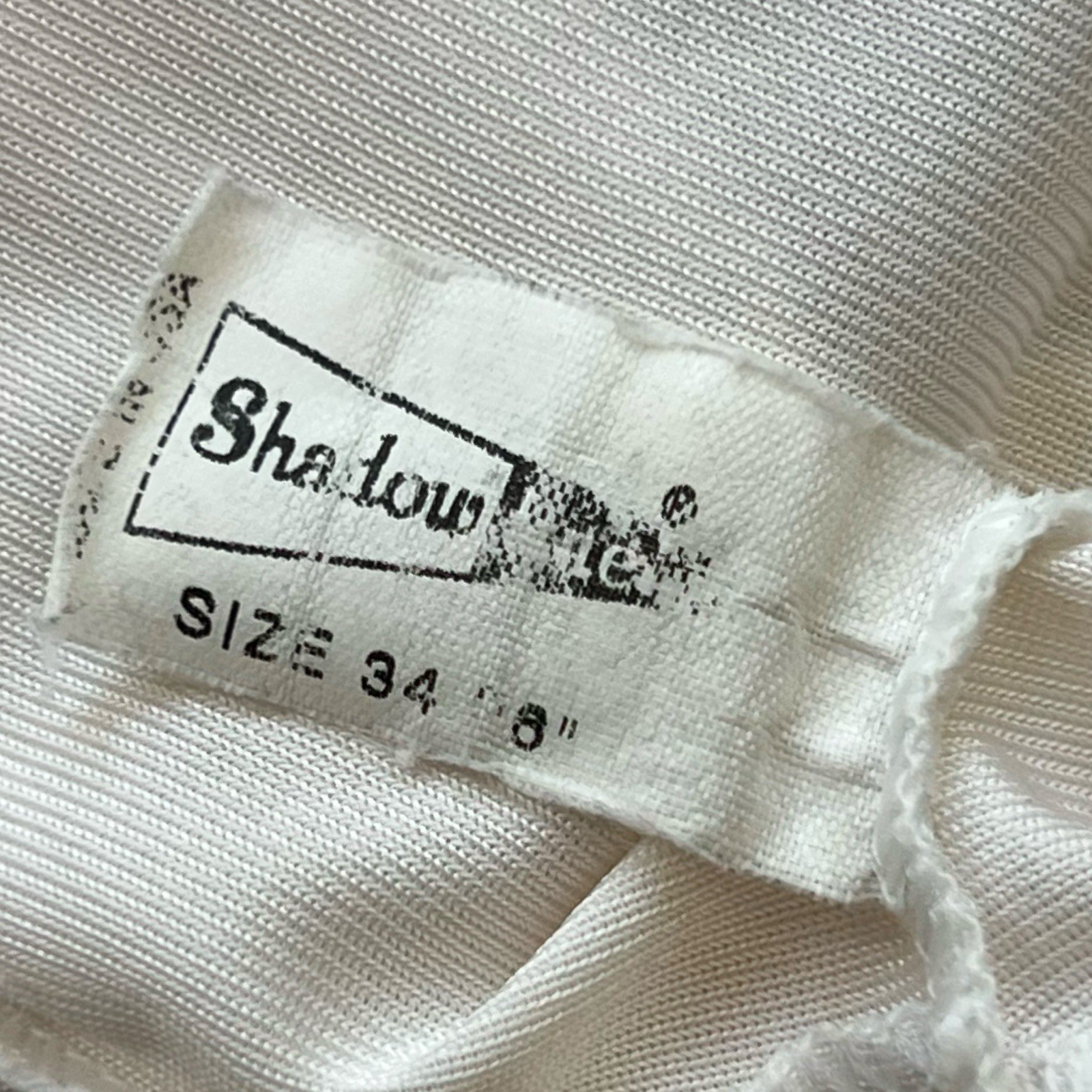 Vintage Shadowline Lingerie Dress Womans 70s Intimate Ivory Lace Slip – 34