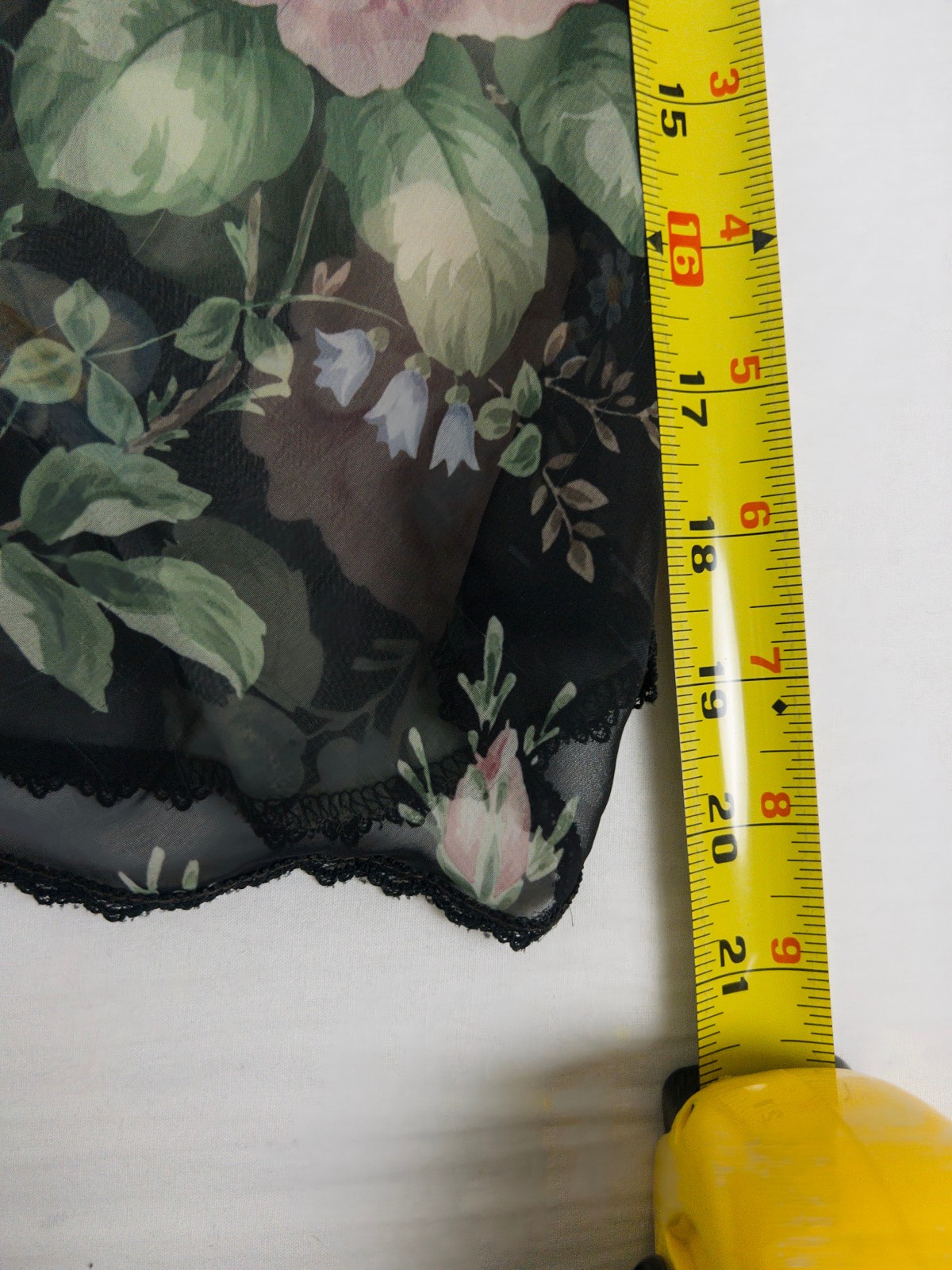 Vintage 80s Indulgence Sheer Lingerie Slip Camisole Best Fit S/M Romantic Floral