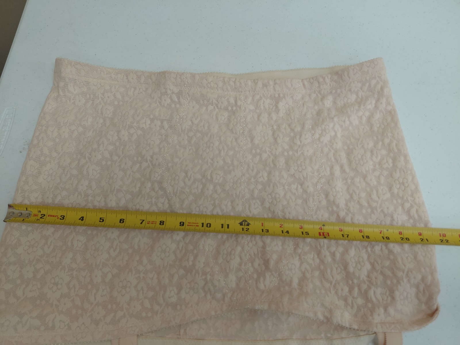 Vintage Crown-nette Open Bottom Girdle With Garter Size 48/9X