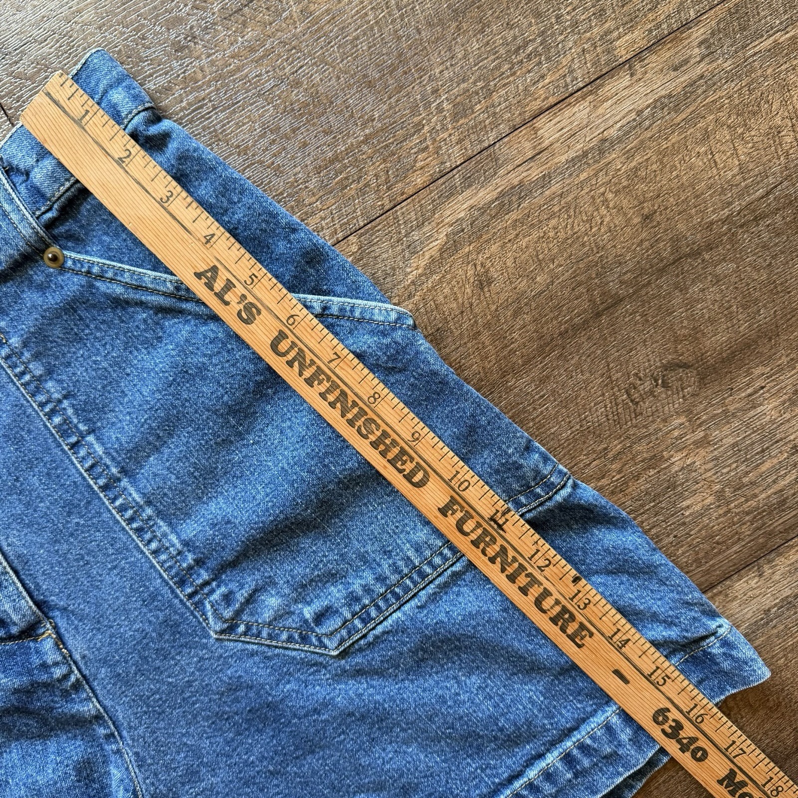 Vintage Womens Size 10 LA Blues High Rise Y2K 2000’s Glam Summer Jean Shorts