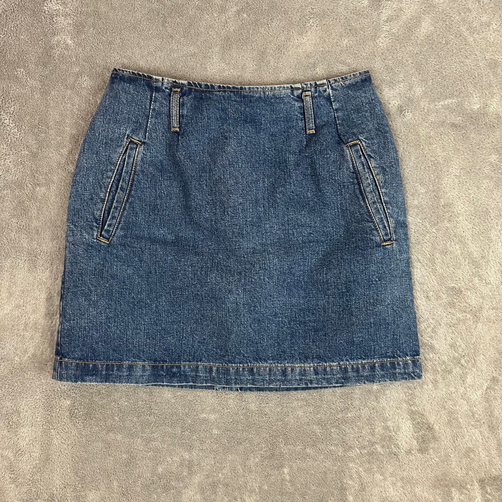 Vintage Guess Jeans Denim Mini Skirt Womens 27 Y2K Made in USA
