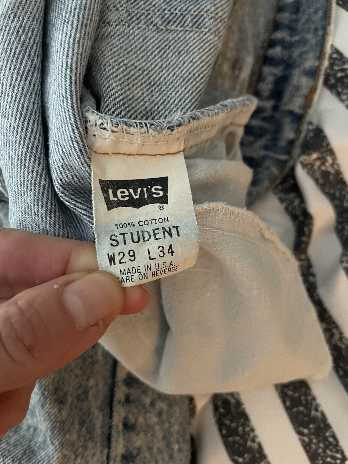 Vintage Levi’s Student Jeans 29x 34