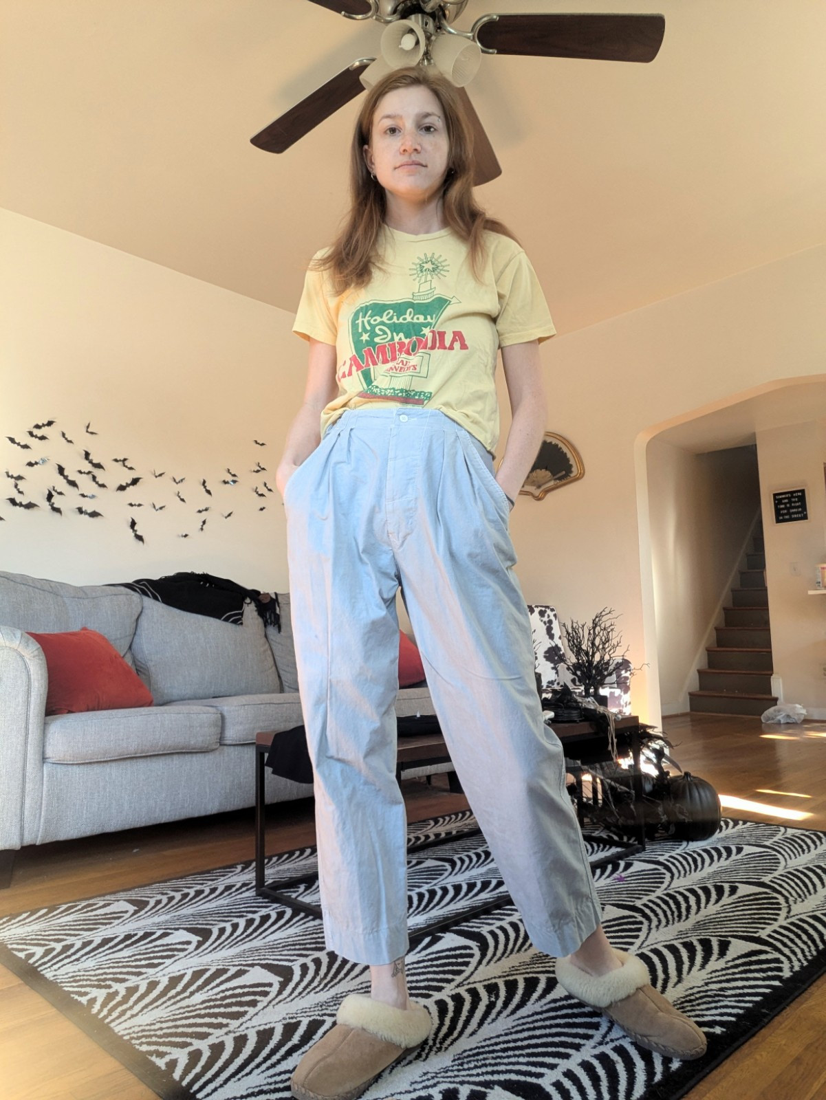 1980s Union Bay Light Blue Trousers