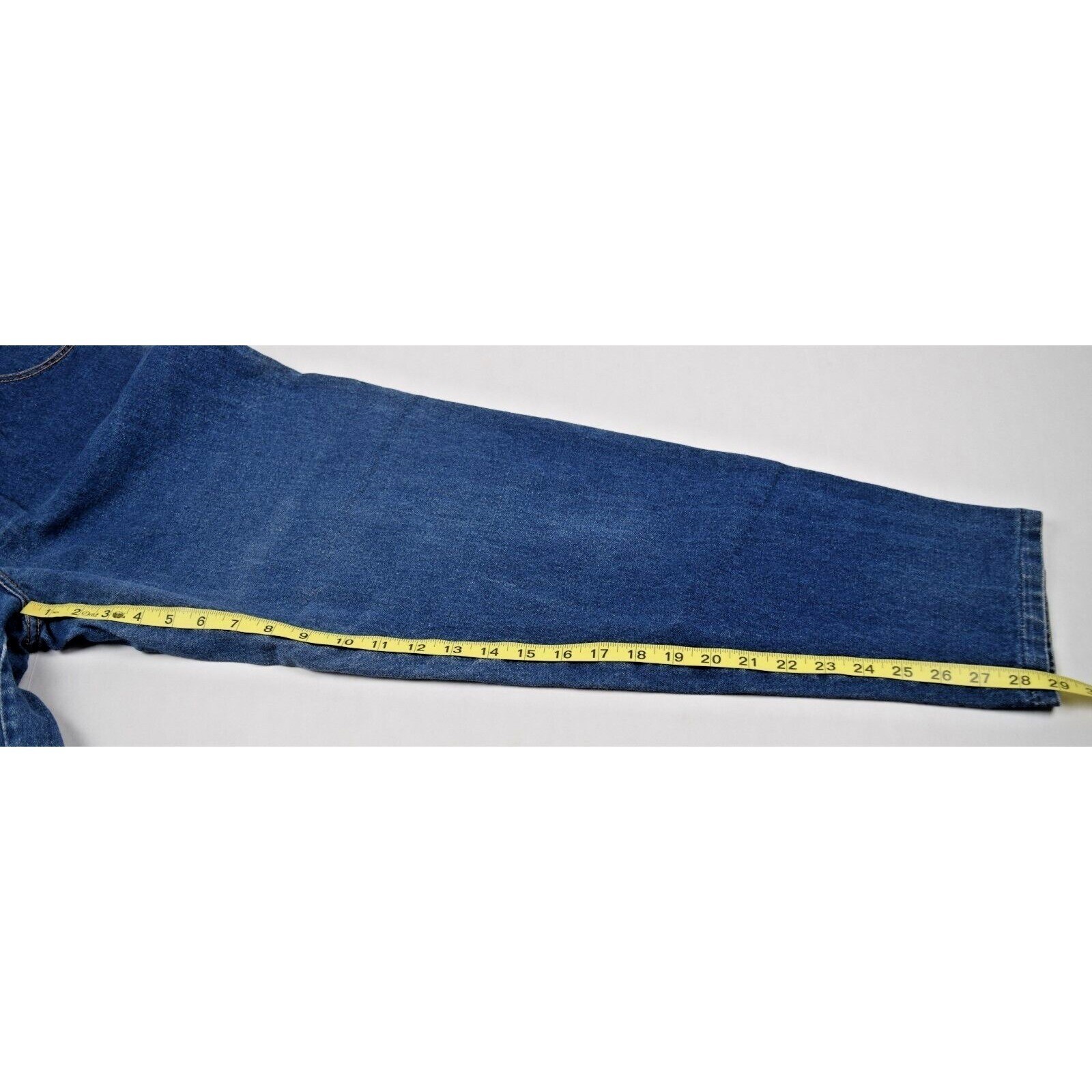 Vintage Jordache Jeans 28 x 29 80s Blue Pleat Tapered High Waist Patched MadeUSA