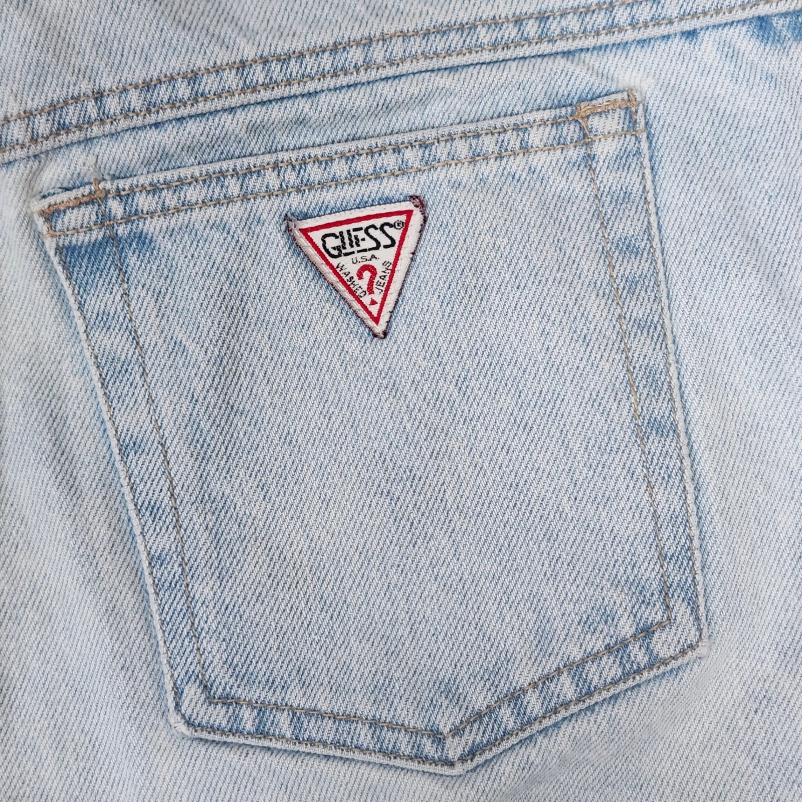 Vintage Guess Jeans George Marciano High Rise Button-Fly Tapered 31×31 USA 90s