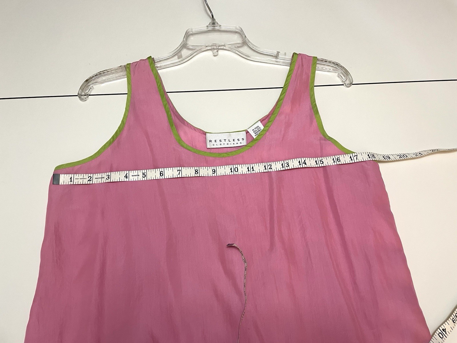 VTG 1980s 1990s High Waist Baggy Bermuda Paint Splatter Silk Short Tank Top Set