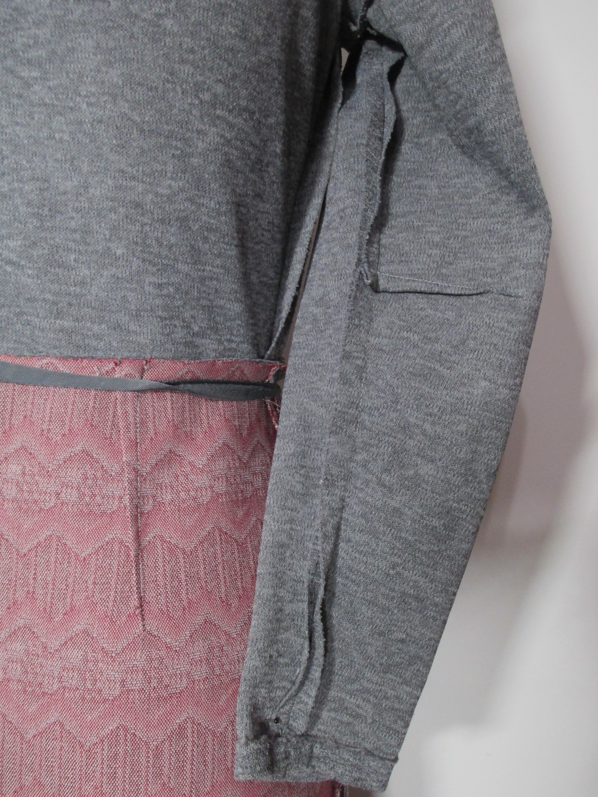 Vintage Carillon Double Knit Dress in Gray, Very Nice, Size M