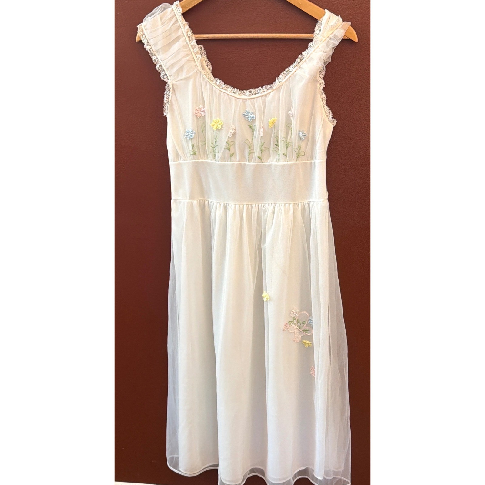 Vintage Miss Siren Peignoir Set Coquette Cottagecore Fairycore Garden Ehereal