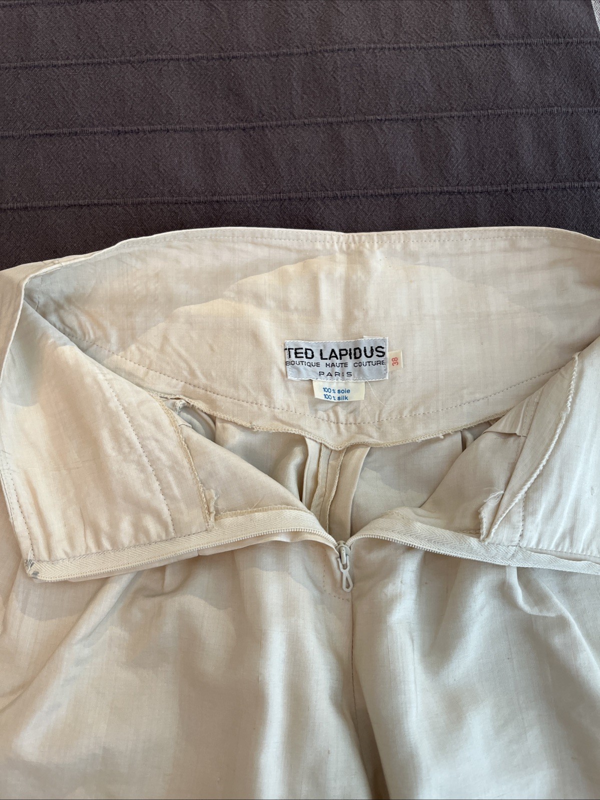 Vintage Ted Lapidus Silk Pants
