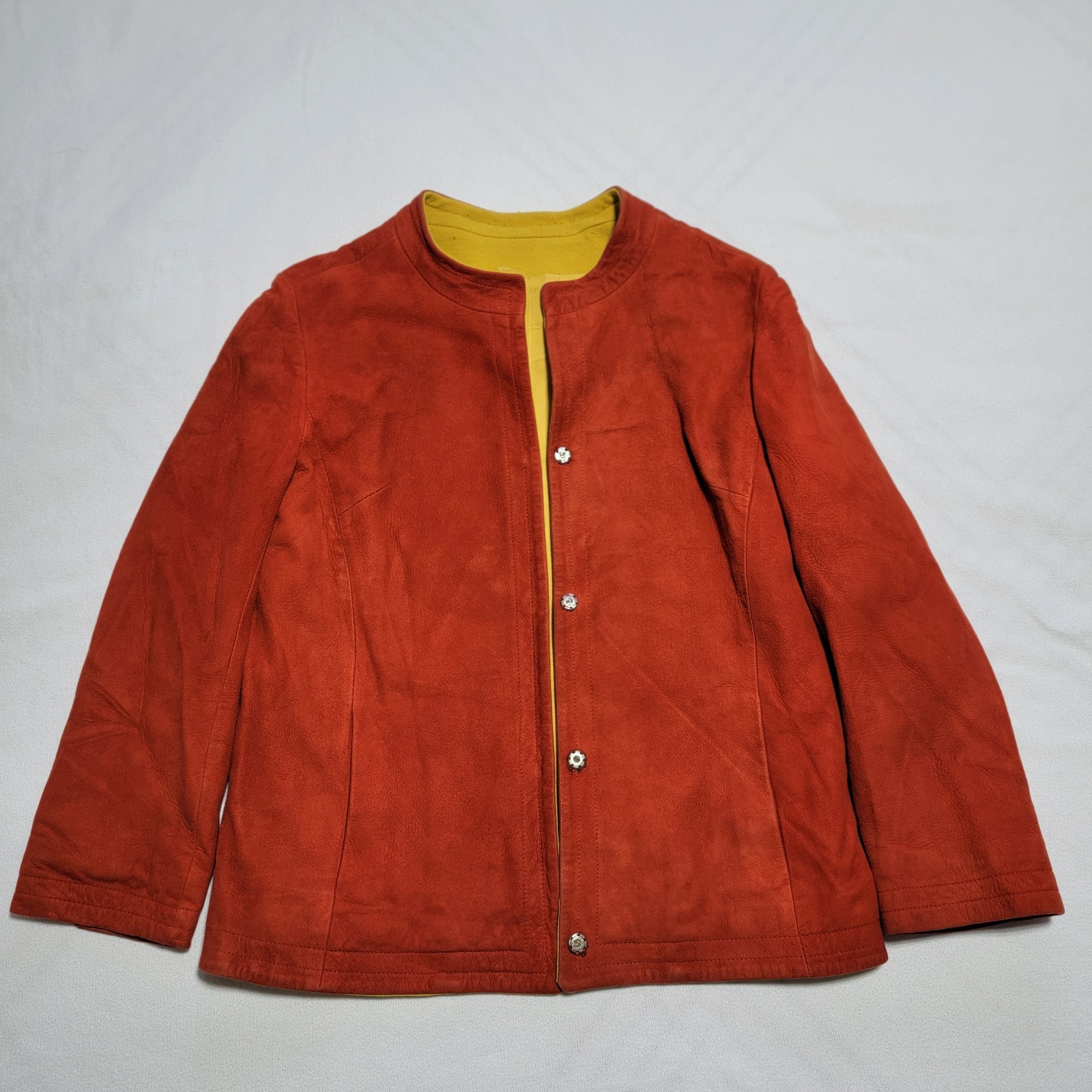 Vintage 70’s Paprika Orange Suede Jacket Women Size S