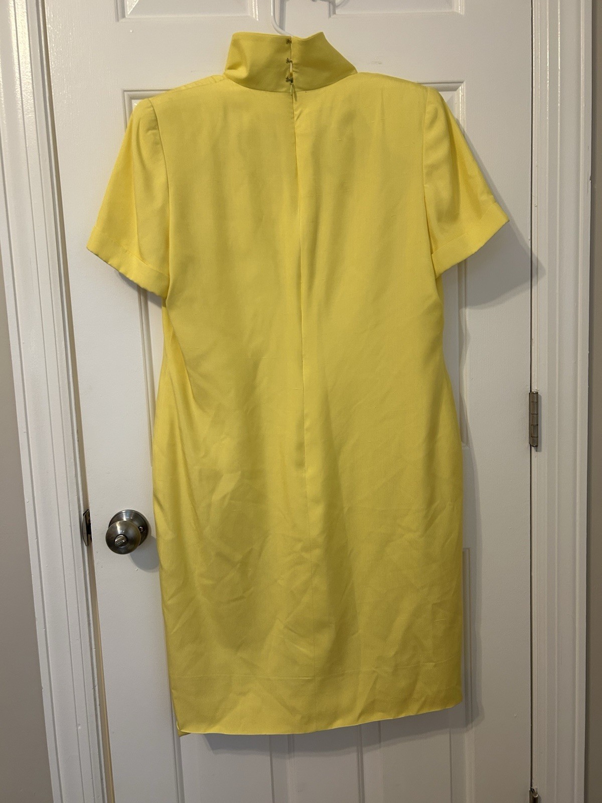 VINTAGE 1980’S TRAVILLA MARILYN MONROE DESIGNER YELLOW CLASSIC DRESS SZ 10