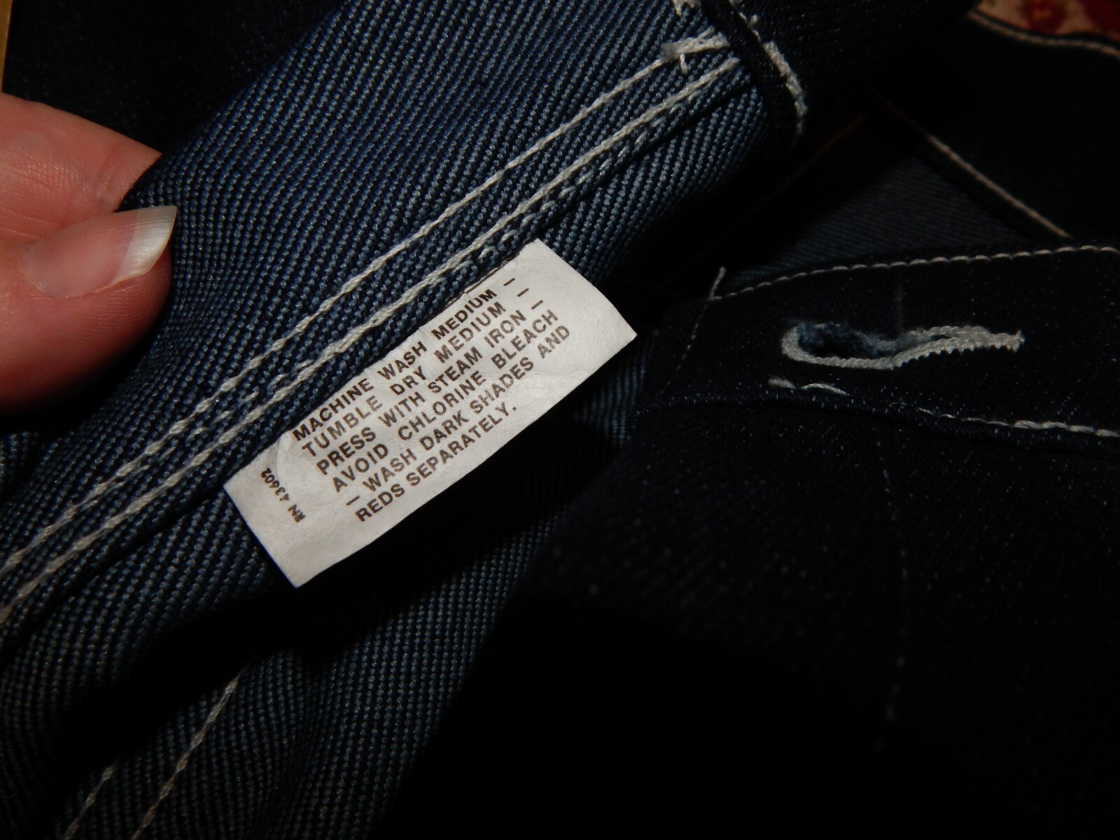VTG Women’s Tour De France Dark Denim Jeans Deadstock With Tags S/M Hipster Mod