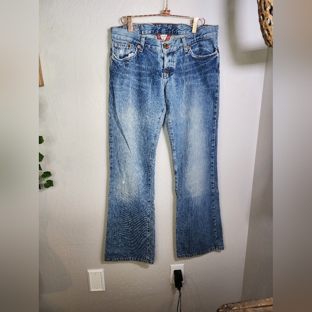 Vintage Lucky Brand Fleur Dream Bohemian Bootcut Jeans Size 6/28