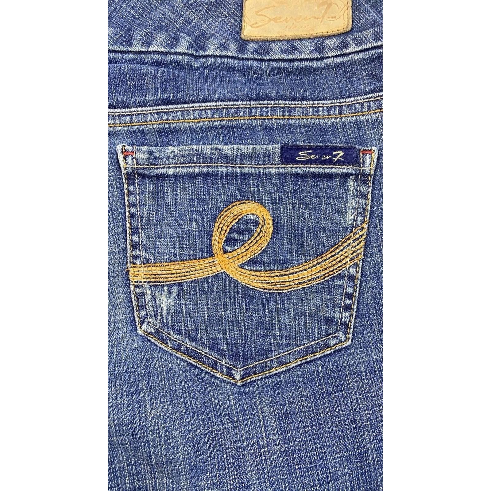 Seven7 Women’s Bootcut Vintage Y2K Denim Jeans 10