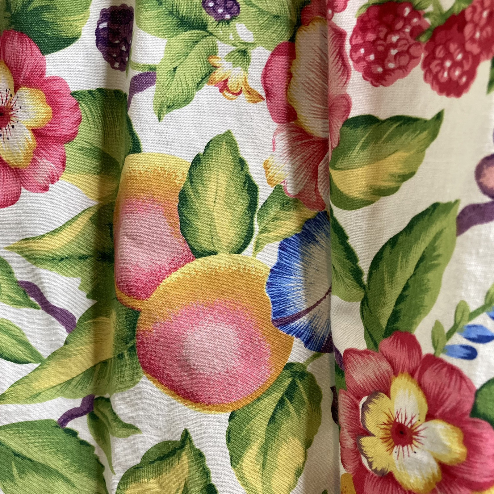 VTG 70s Carole Rainbow Floral Button Front Kaftan Dress Size S Lounge Housecoat