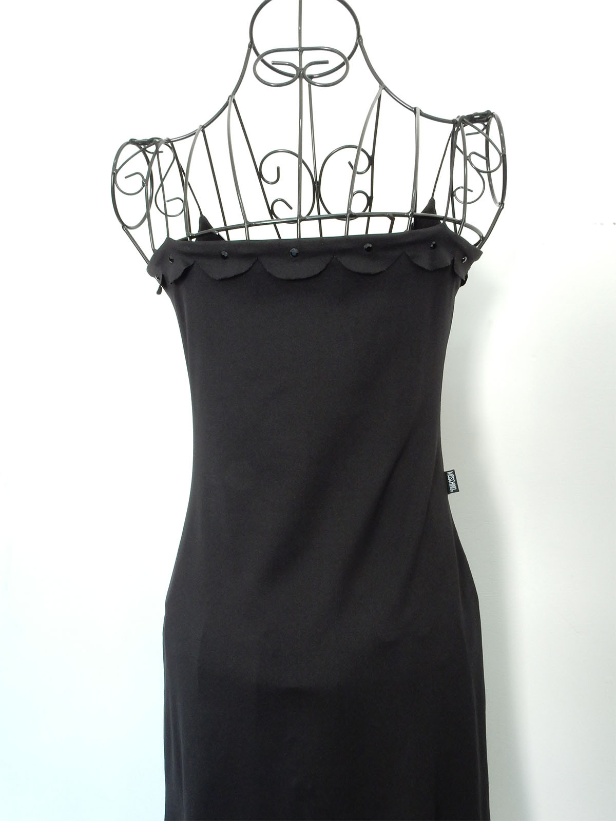 MOSCHINO JEANS WOMEN VINTAGE DRESS DRESS POLYAMIDE