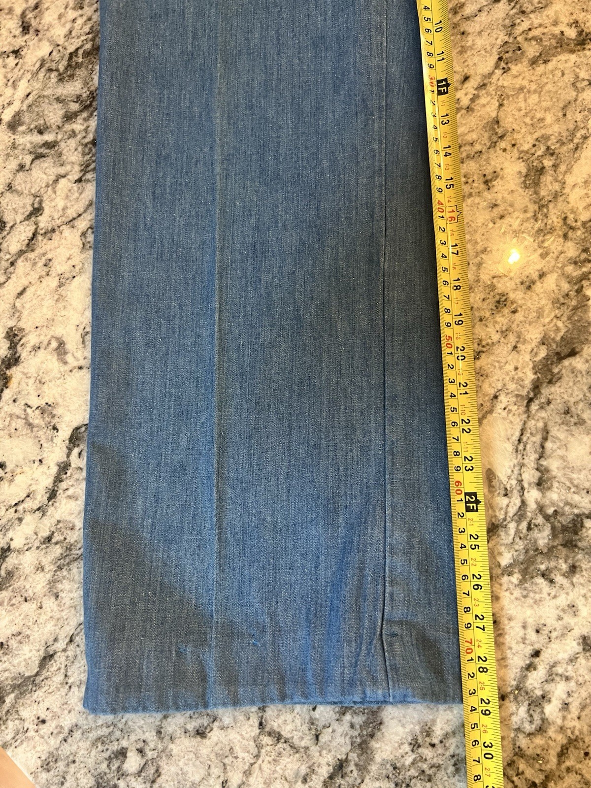 VINTAGE 70’S Ladies TALISMAN SHEPLERS HIGH WAISTED JEANS WESTERN BOHO Wide Leg