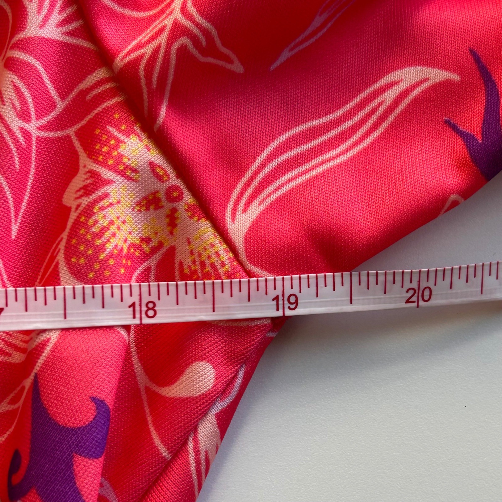 Vintage 70s Pink Floral Faux Wrap Midi Dress Long Sleeve Size 14 BOHO